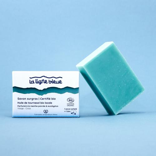 savon ligne bleue