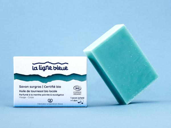 savon ligne bleue